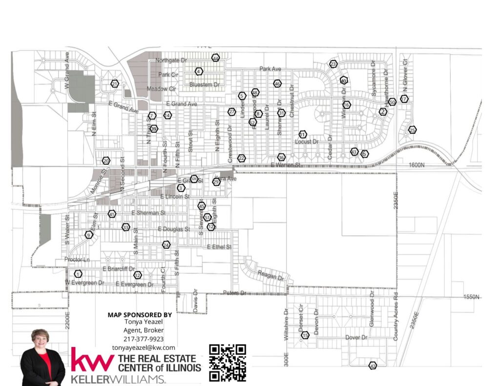 Garage sale map - Saint Joseph Record